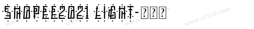 Shopee2021 Light字体转换